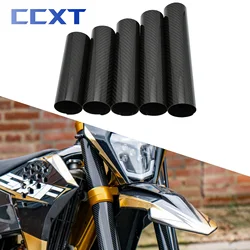 Motocross 160mm 178mm 202mm 225mm 248mm forcella avvolge protezioni in fibra di carbonio completa per Honda KTM Kawasaki moto Dirt Bikes