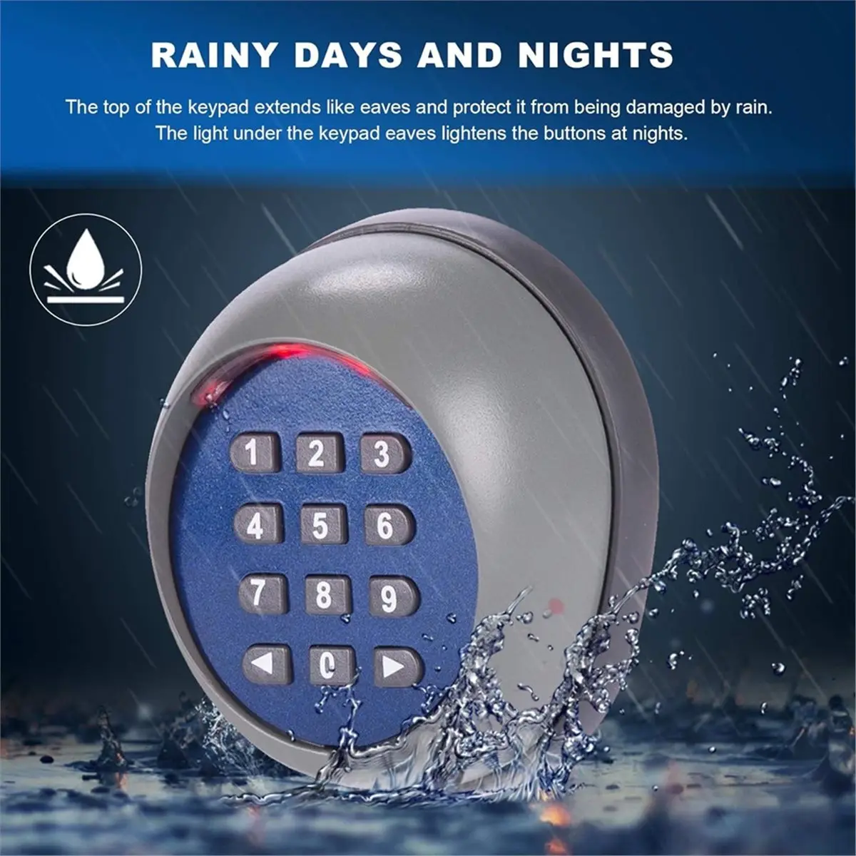 A67T NEW Security Wireless Automatic Code Entry Gate Keypad Remote Operator Panel Control for Sliding Gate Opener Motor