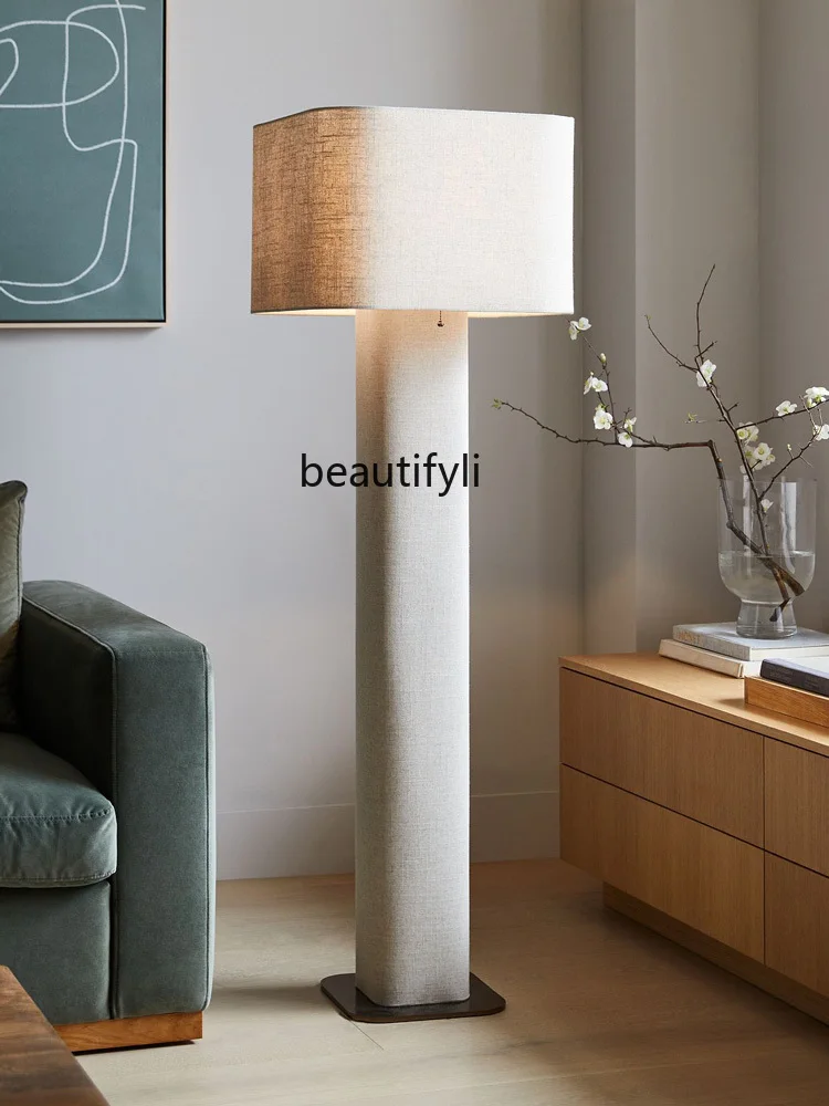 

Living Room Decoration Floor Lamp Nordic Designer Creative High Sense Bed & Breakfast Bedroom Study Fabric Table Lamps