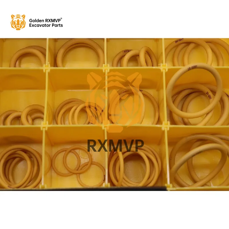 4C8253 O-Ring Kit Box 4C-8253 D-RING Rubber O Rings for cat Excavator