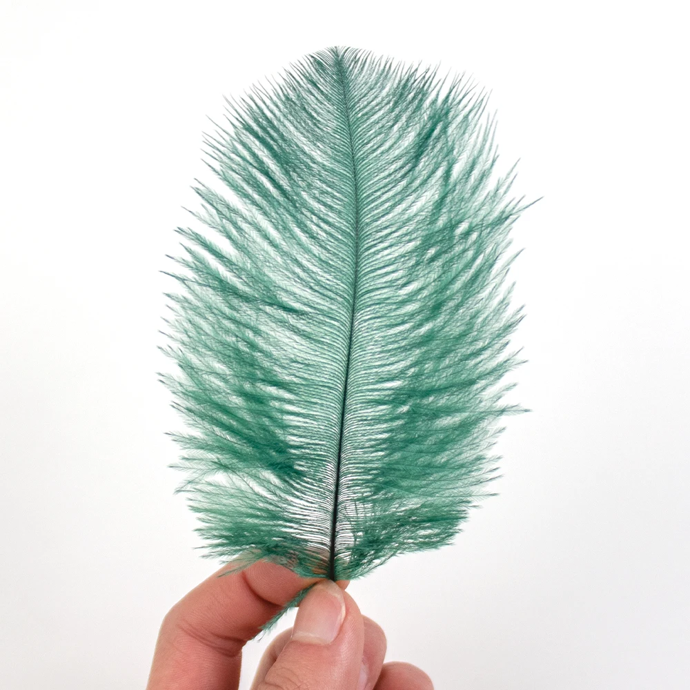 10 PCS Dark gray Ostrich feathers Boa Natural Ostrich Feather Centerpiece Home Table Vase Decoration plumas 10-15 CM Multicolors