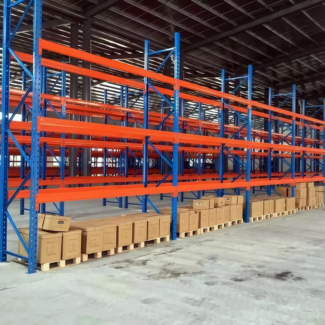Heavy Duty Shelving, Thick Beam Racking, Industrial High Bay Storage, Warehouse Shelving System, 5 Tier Shelving Units