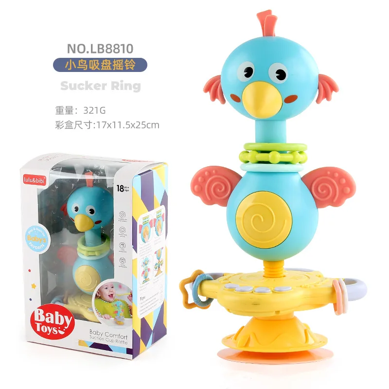 For 18 Month Baby Cartoon Soothing Ringing Toy with music Dining Table Suction Cup Puzzle Early Education newborn Toy  jugete