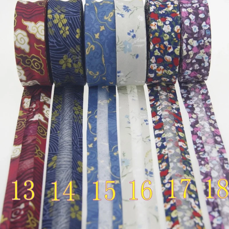 Single Fold Cotton bias tape, 25mm(1 \