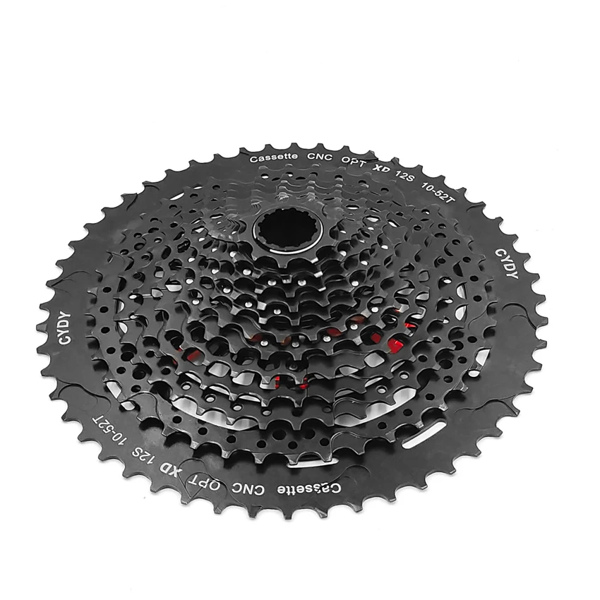 

CYDY Bicycle Freewhee Cassette XD 12S 10-52T SRAM XD Ultralight Cassette CNC 12 Speed Freewheel Bike MTB Accessories Freewheel