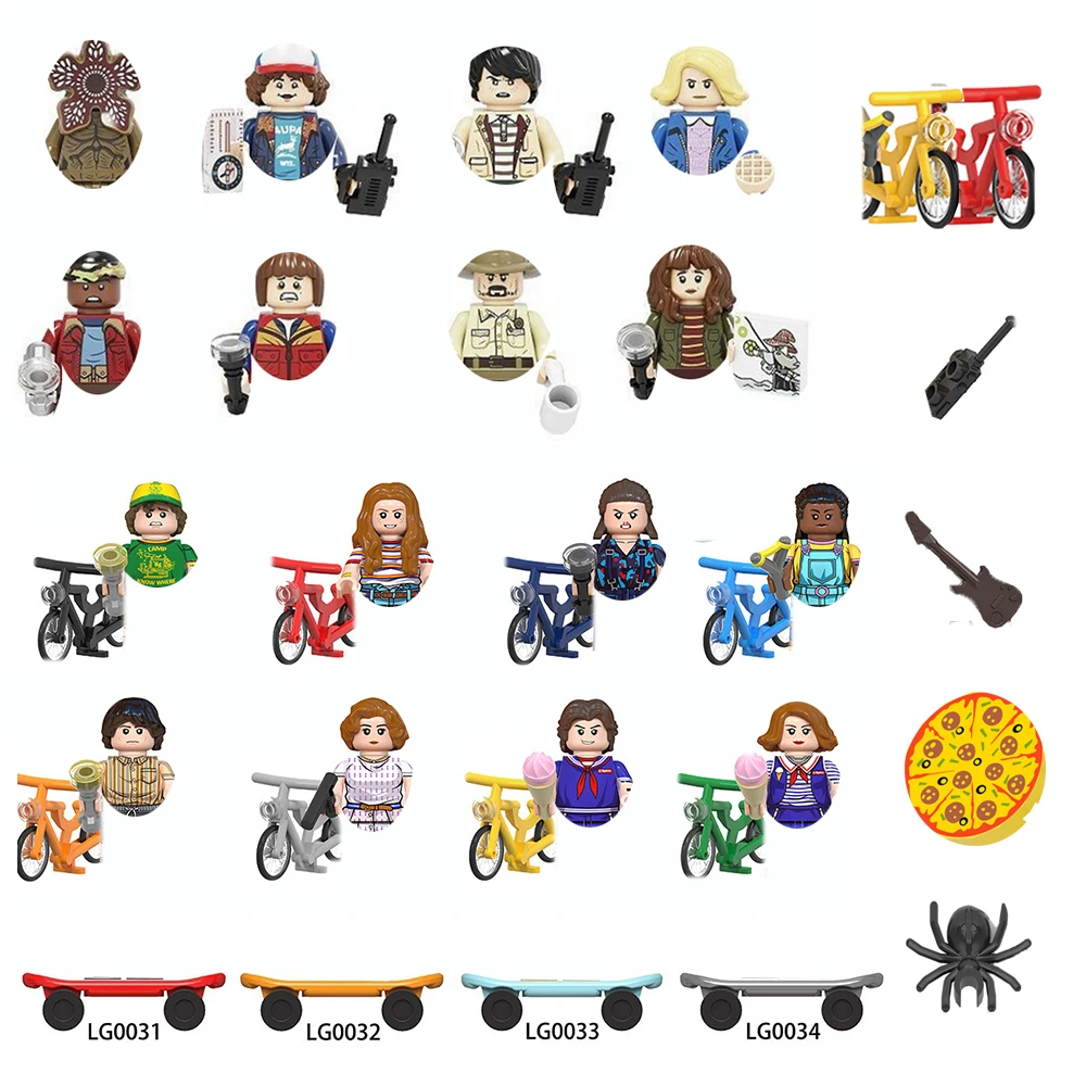Ensemble de mini blocs de construction de la série Isekai avec figurines en taille réelle et accessoires de skateboard, collection classique, jouet cadeau pour enfants
