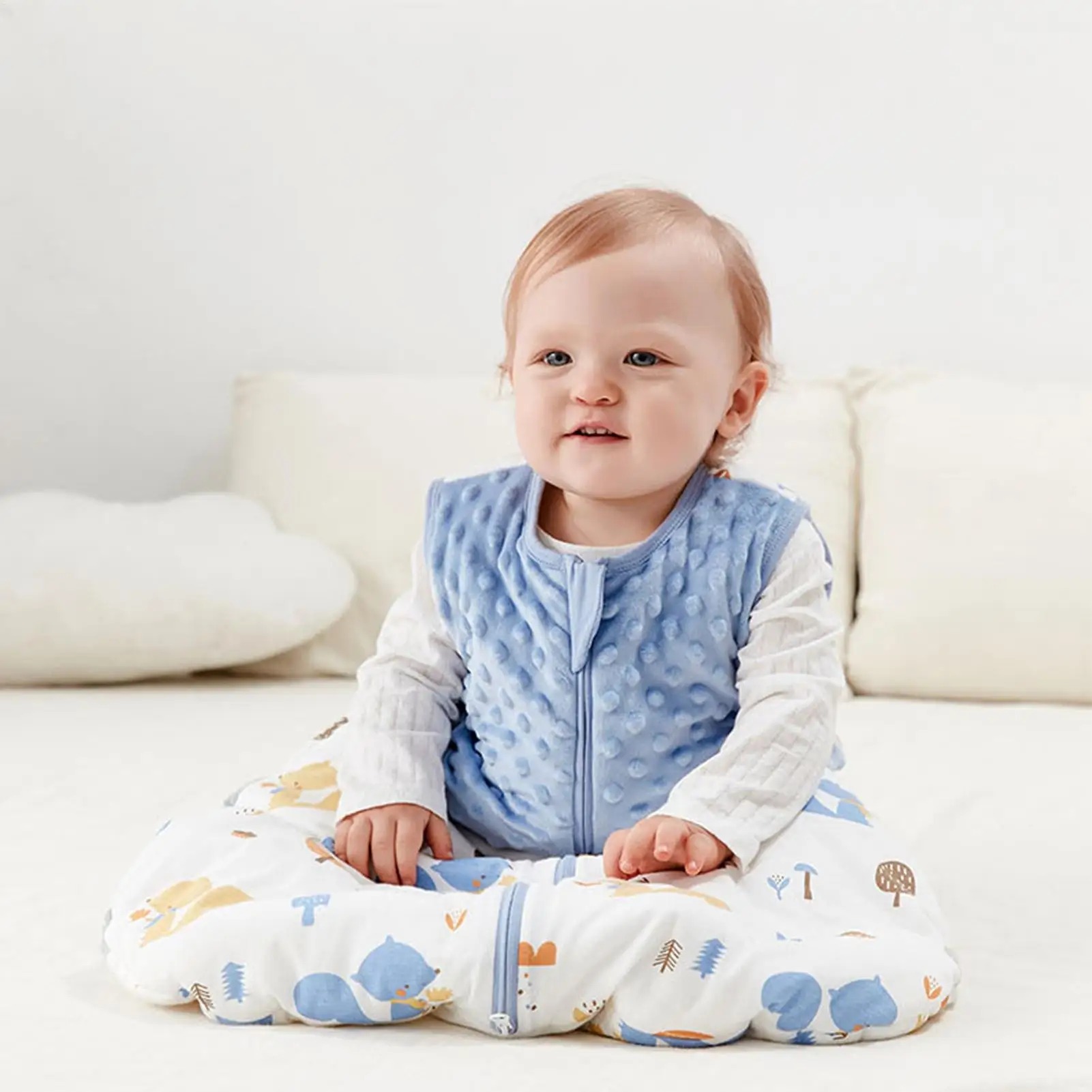 Sacco nanna per bambini Coperte per asilo nido morbide e leggere in cotone Sacco nanna in cotone per la casa Ospedale Parco All'aperto Estate Inverno Nuovo