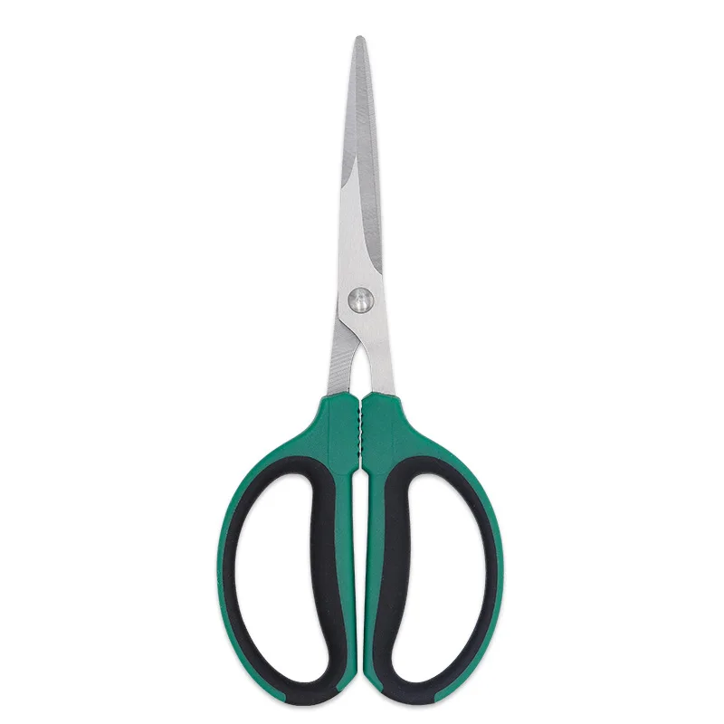 

Gardening fruit branch picking scissors pruning shears stainless steel bonsai long handle straight head flower shears trim tool