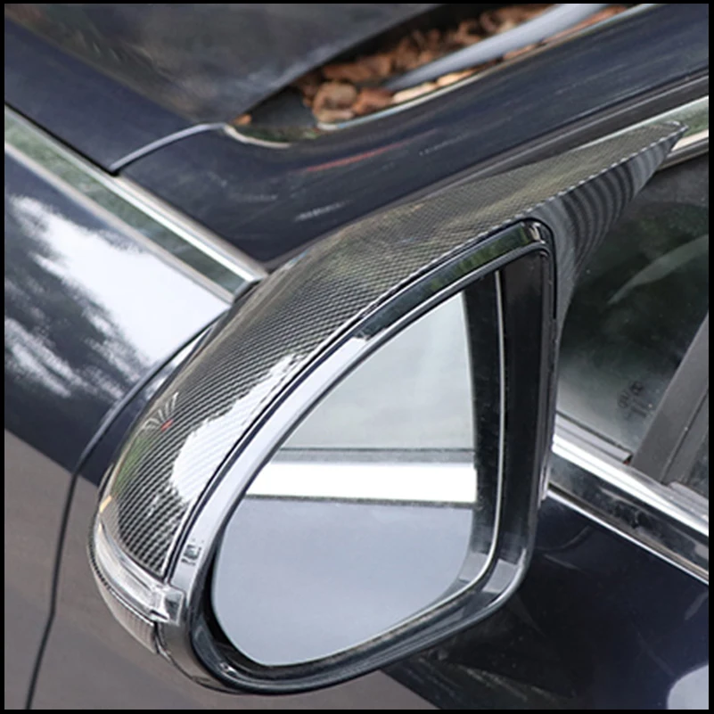 

For Hyundai Sonata 10th 2019~2022 Rearview Mirror Cover Cap Housing Sticker Trim With Horn Auto Parts Styling Car Accessories