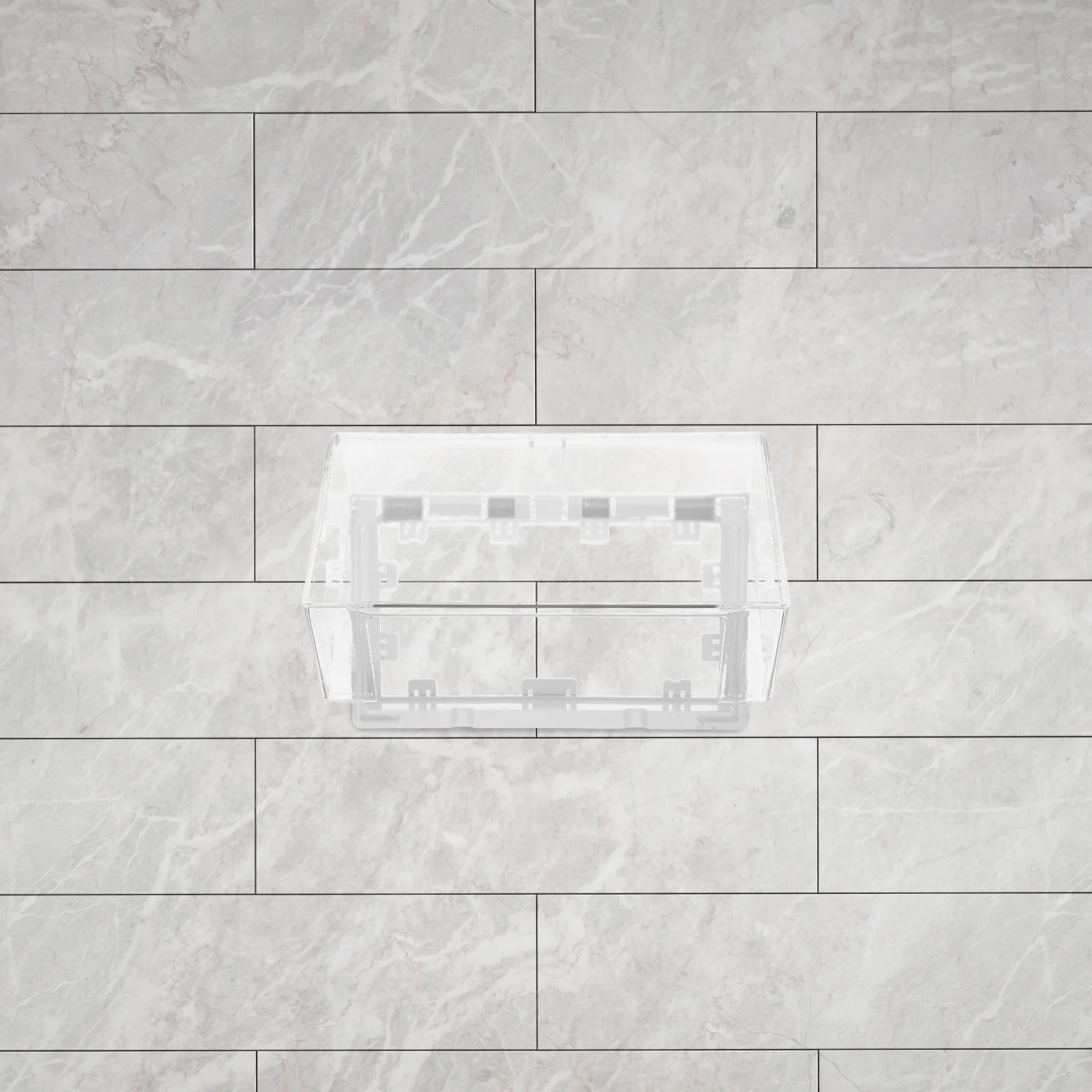 

Outdoor Waterproof Socket Cover Double Layer Adhesive Mounting Easy Installation Splash Proof Protection for Gardens Patios