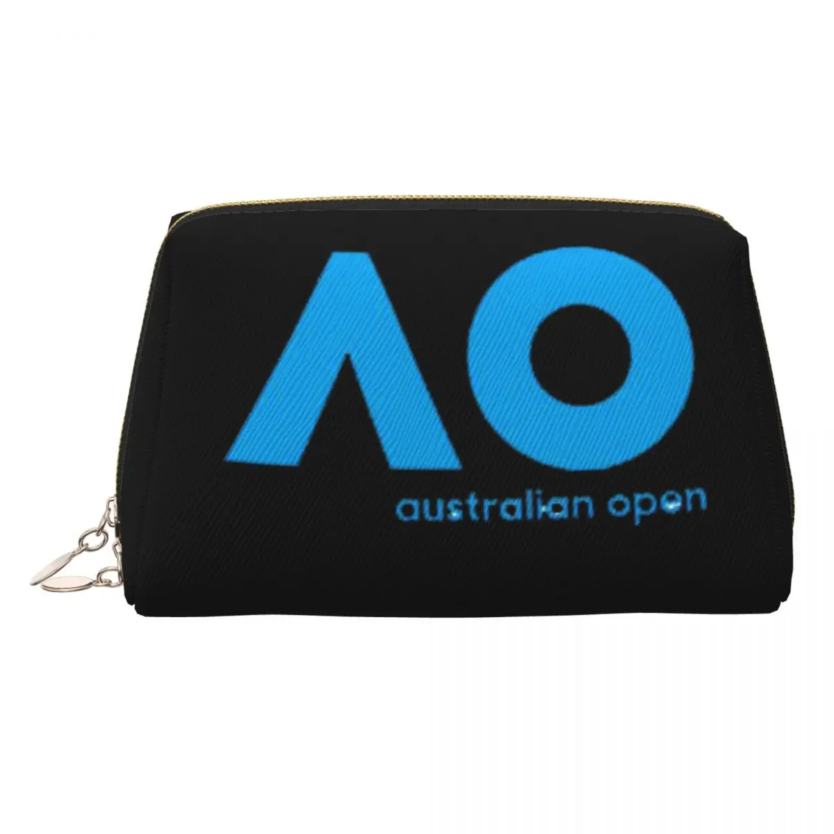 Australian Open AO (Blue Version) Women Cosmetic Bags Travel Makeup Organizer Pouch Toiletry Storage Dopp Kit Box