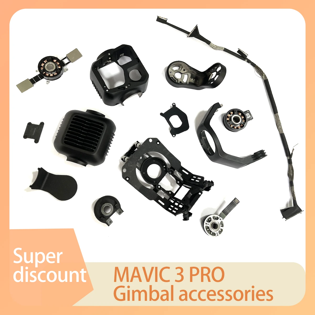 

New Mavic3 Pro PTZ Upper look Lower Bracket Shock Absorber YPR Motor Cable Mainboard UV Ring Suitable for DJi mavic 3pro Drone