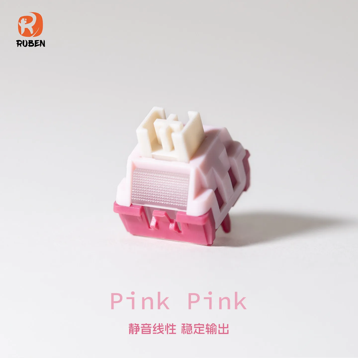 Pink Pink Silent Switch Linear Switch Hot-swappable Customize Game Factory Lubricated 35gf Mechanical Keyboard Accessories Gift