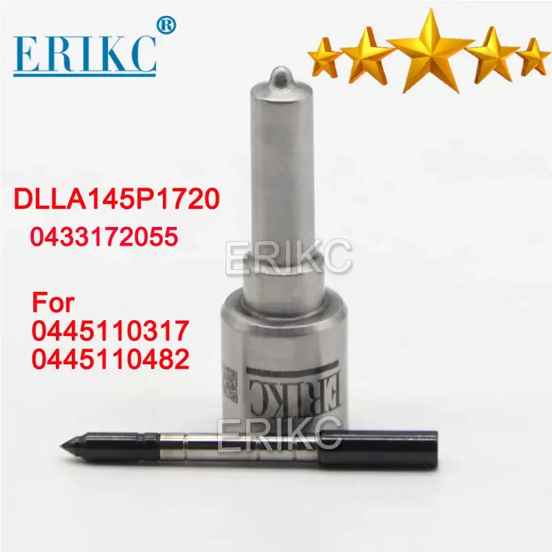 DLLA 145P1720 ERIKC DLLA145P1720 Diesel Nozzle 0 433 172 055 Common Rail Nozzle 0433172055 for 0445110482 0455110317