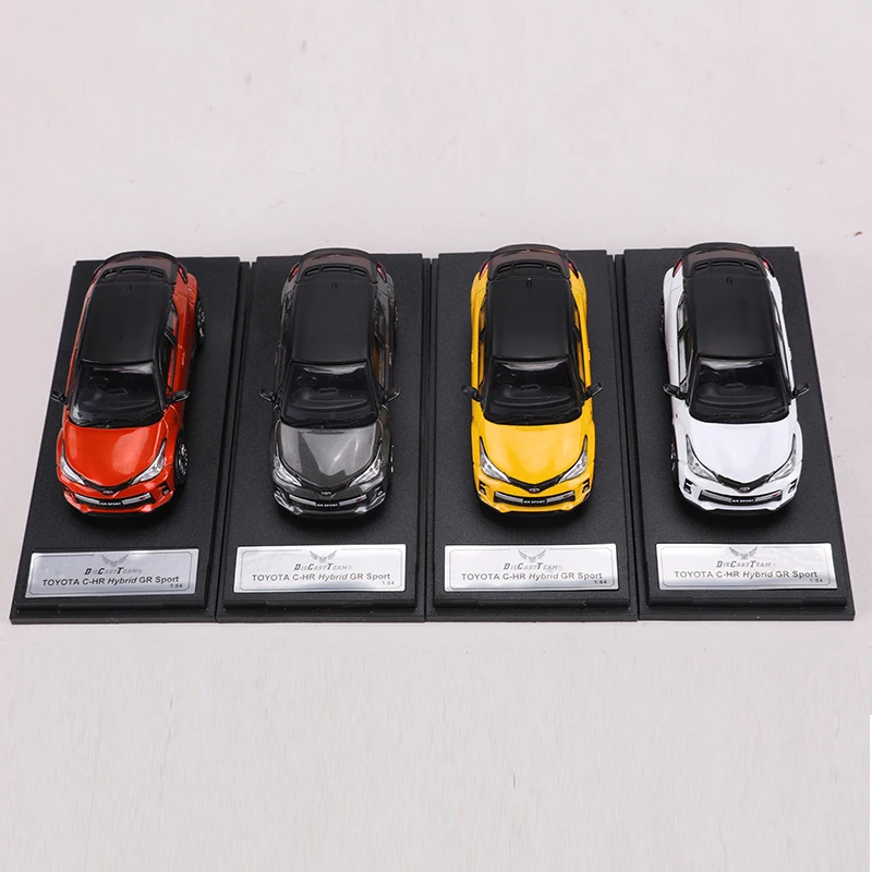 DCT/SHADOW 1/64 Toyota C-HR Hybrid GR Sport Auto Legering Speelgoed Motorvoertuig Diecast Metaal Model Kinderen Kerstcadeau speelgoed voor Jongens
