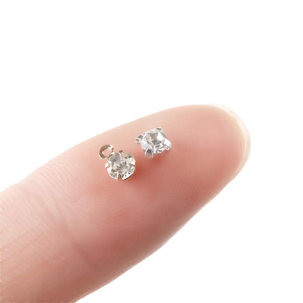 50pcs High Quality Bags Shoes Accessories Patchwork Decoration DIY  Clothes Mini Button  Buttons Rhinestone Buckles