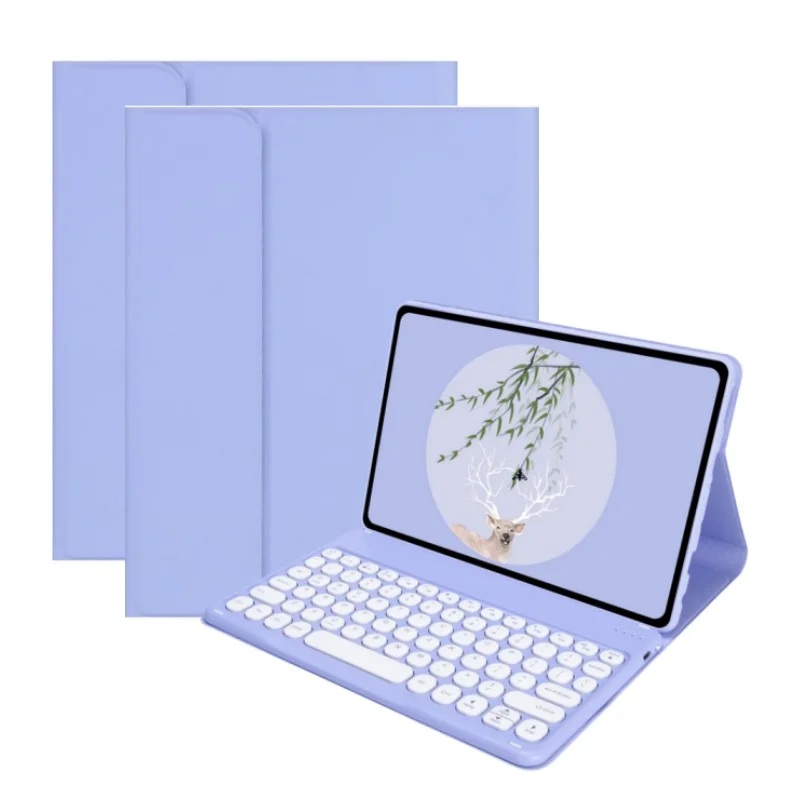 

Чехол для клавиатуры для Xiaomi Poco Pad 12 1, чехол с держателем для карандашей, Магнитный чехол Teclado для Xiaomi Redmi Pad Pro 12,1, чехол для клавиатуры