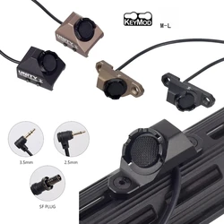 Surefire M300 M600 UNITY Remote Pressure Switch Button 2.5/3.5mm/SF Plug For ML-K Keymod 20mm Rail For DBAL-A2 PEQ15