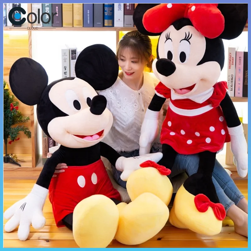 

Disney Mickey Mouse Minnie Mouse Soft Plush Toys Cartoon Stuffed Dolls Kids Birthday Gifts Wedding Claw Machine Prizes Bed Pals