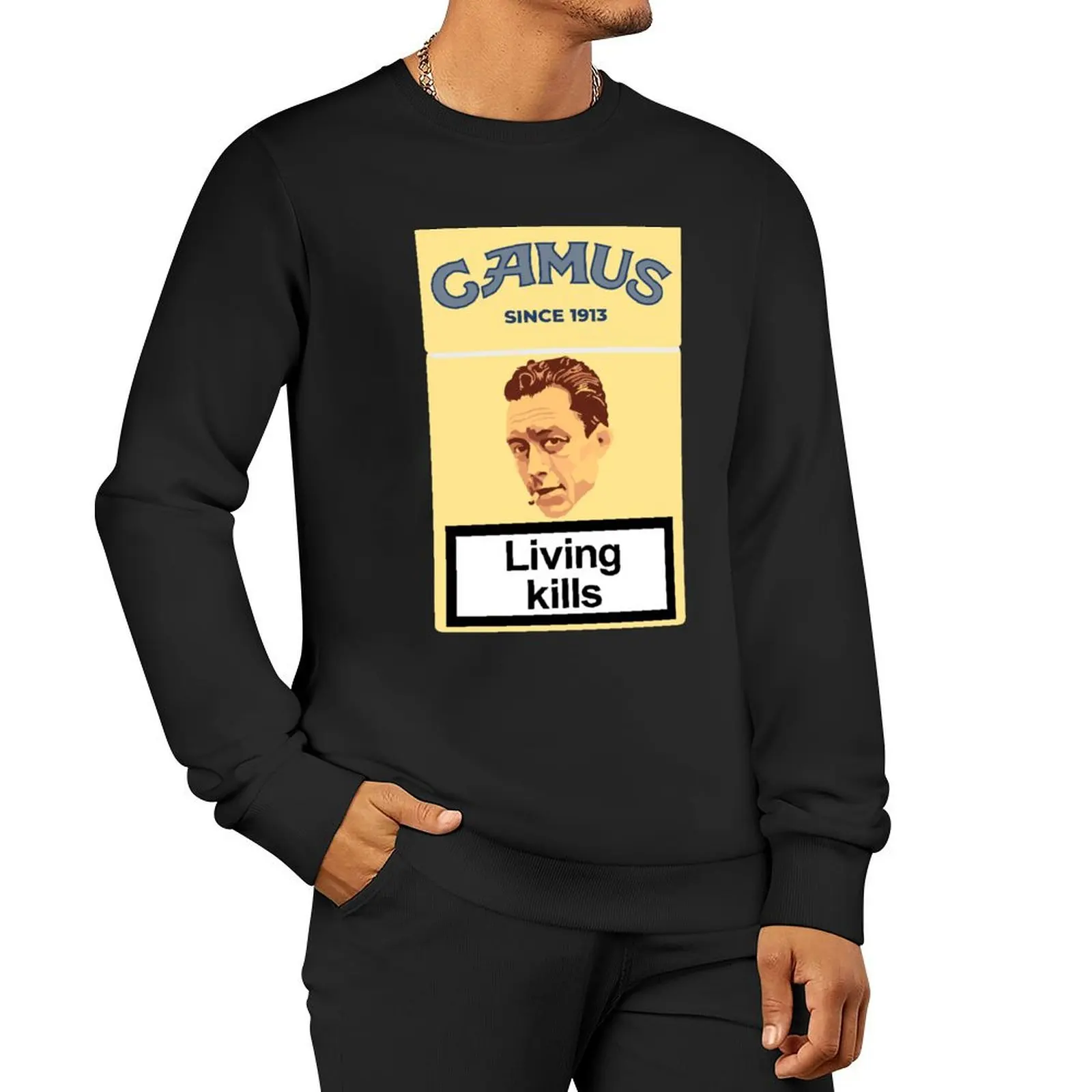 

Philosopher Albert Camus Sweatshirt streetwear men men wear fashion men new in hoodies & sweat-shirt