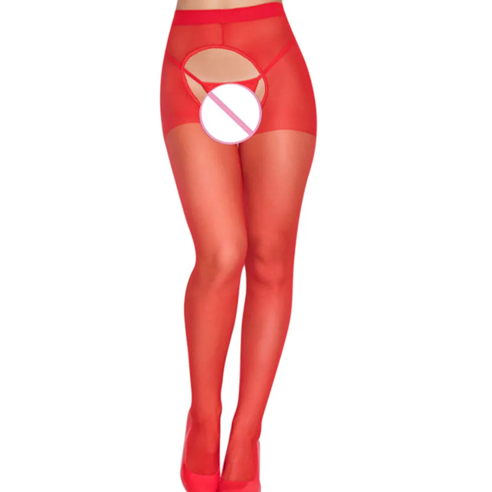 Collants à entrejambe ouvert pour femmes, collants grande taille, bas de mode, lingerie sexy pour dames, livraison directe des médias, nouveau