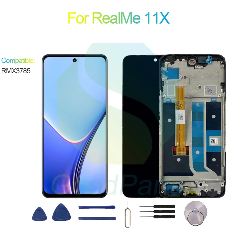 

For RealMe 11x Screen Display Replacement 2400*1080 RMX3785 RealMe 11x LCD Touch Digitizer