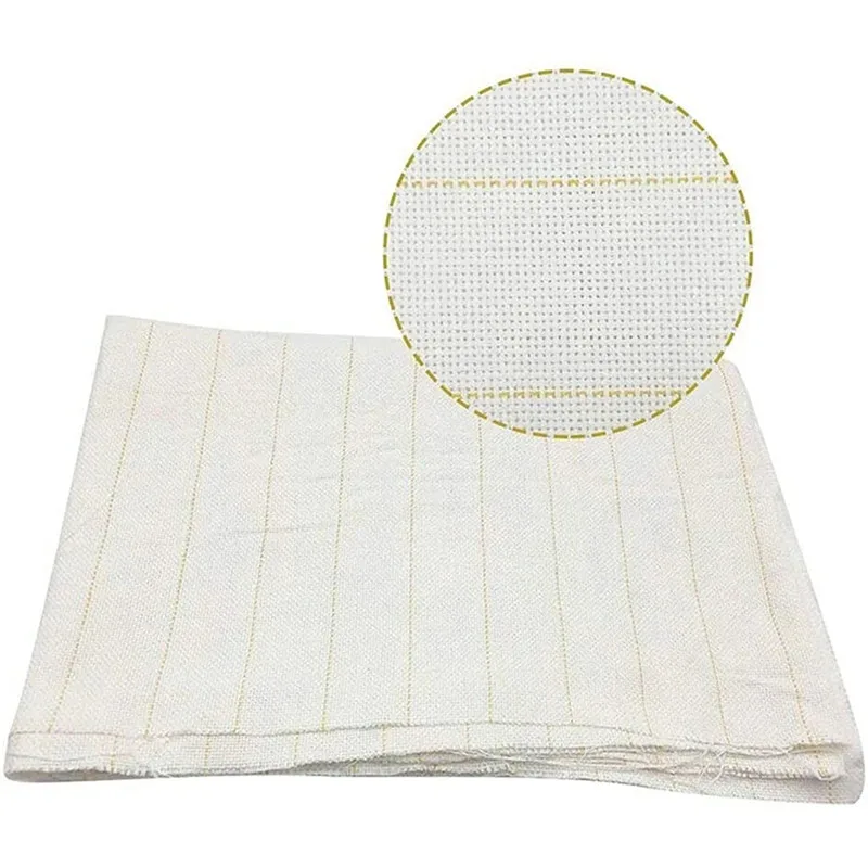 Tissu de support de grille de touffetage primaire, tissage de tapis, matériau ogo Lea, tissu de broderie, 1x4m, 1.5x1.5m