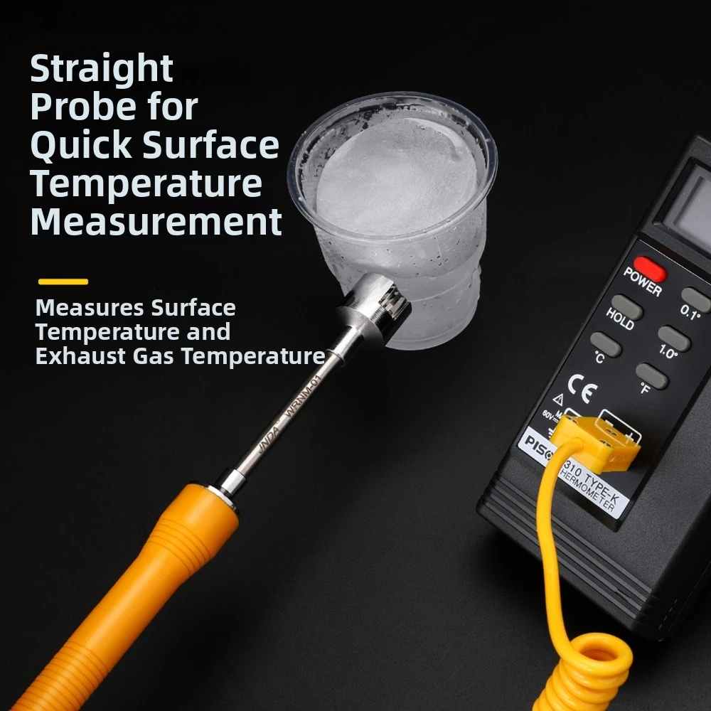0.5/1/3/5/10/15/25M Long Wire Temperature Test TM-902C TES-1310 K-type TP-01 Thermo Sensor Probe -50~500° view 3