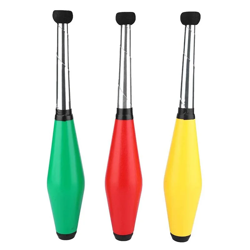 Malabarismo Sticks Circus Performance Barra Checa Colorida