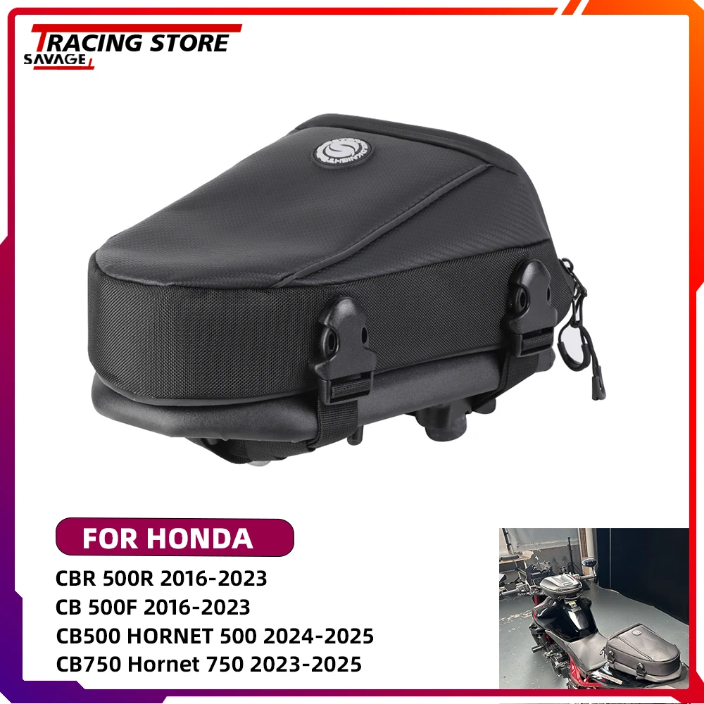 

Motorcycle Tail Bags Seat Bag Dual Use Backpack Tail Bag For Honda CBR500R CB500F CB500 CB750 CB1000 Hornet 500 750 Luggage Bag