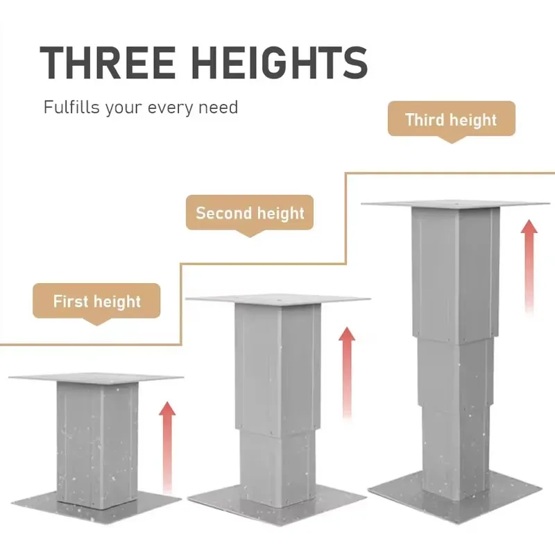 Electric Tatami Lift Table Mechanism Adjustable Height Lifting Platform Motorized Desk Leg for Japanese Room Smart Furniture