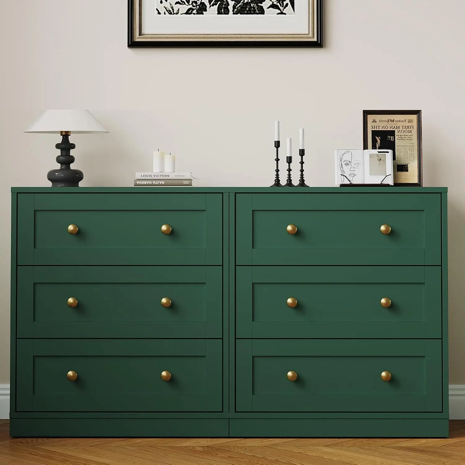 Nightstand Set of 2, Night Stand with 3 Drawers Storage, Modern Bedside Table, End Table for Bedroom, Hallway,, Customized