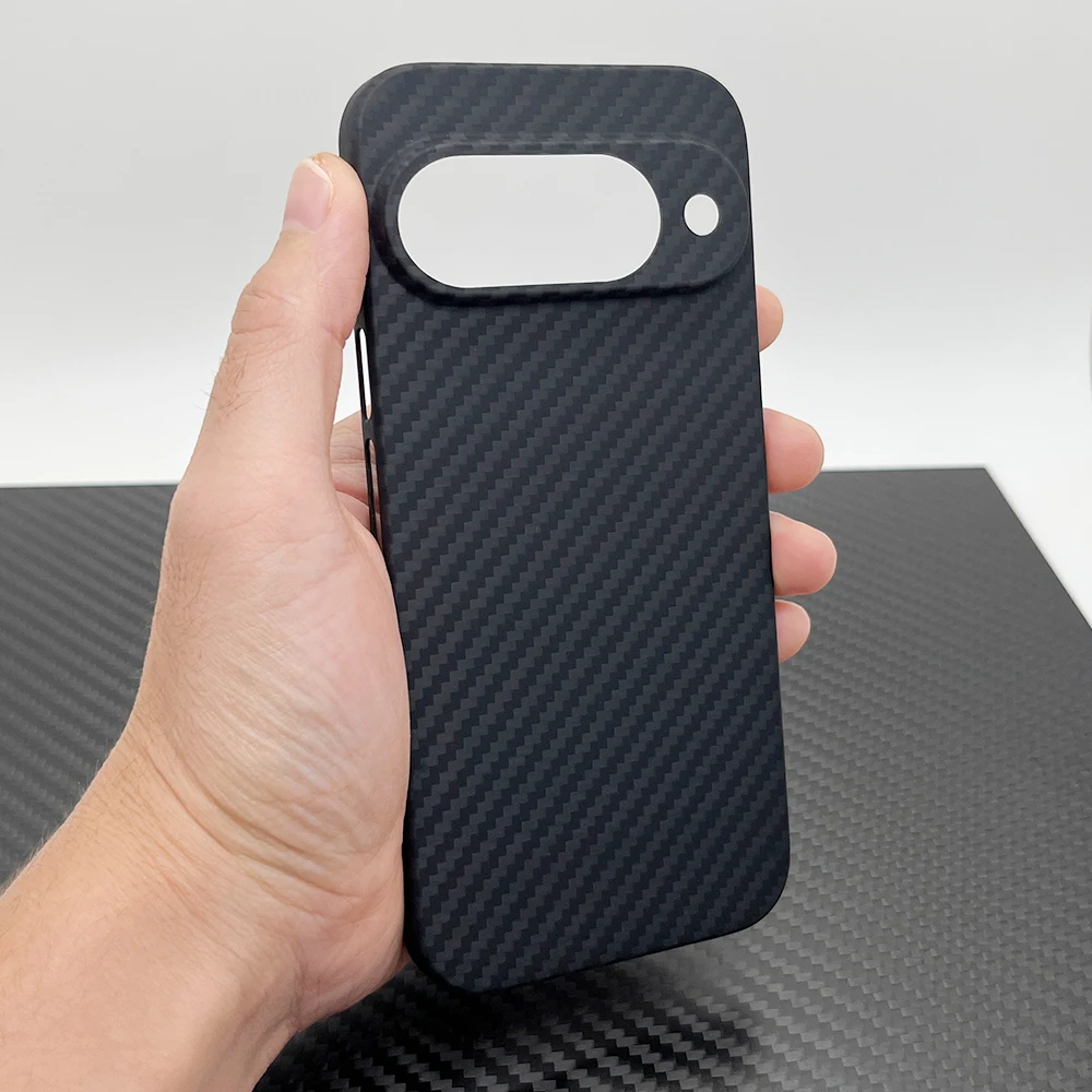 

Light Weight Carbon Fiber Case For Google Pixel 10 Pro XL Cover 9 Pro 10 Anti-Fingerprint Aramid Ultra Thin Back Skin with Lens