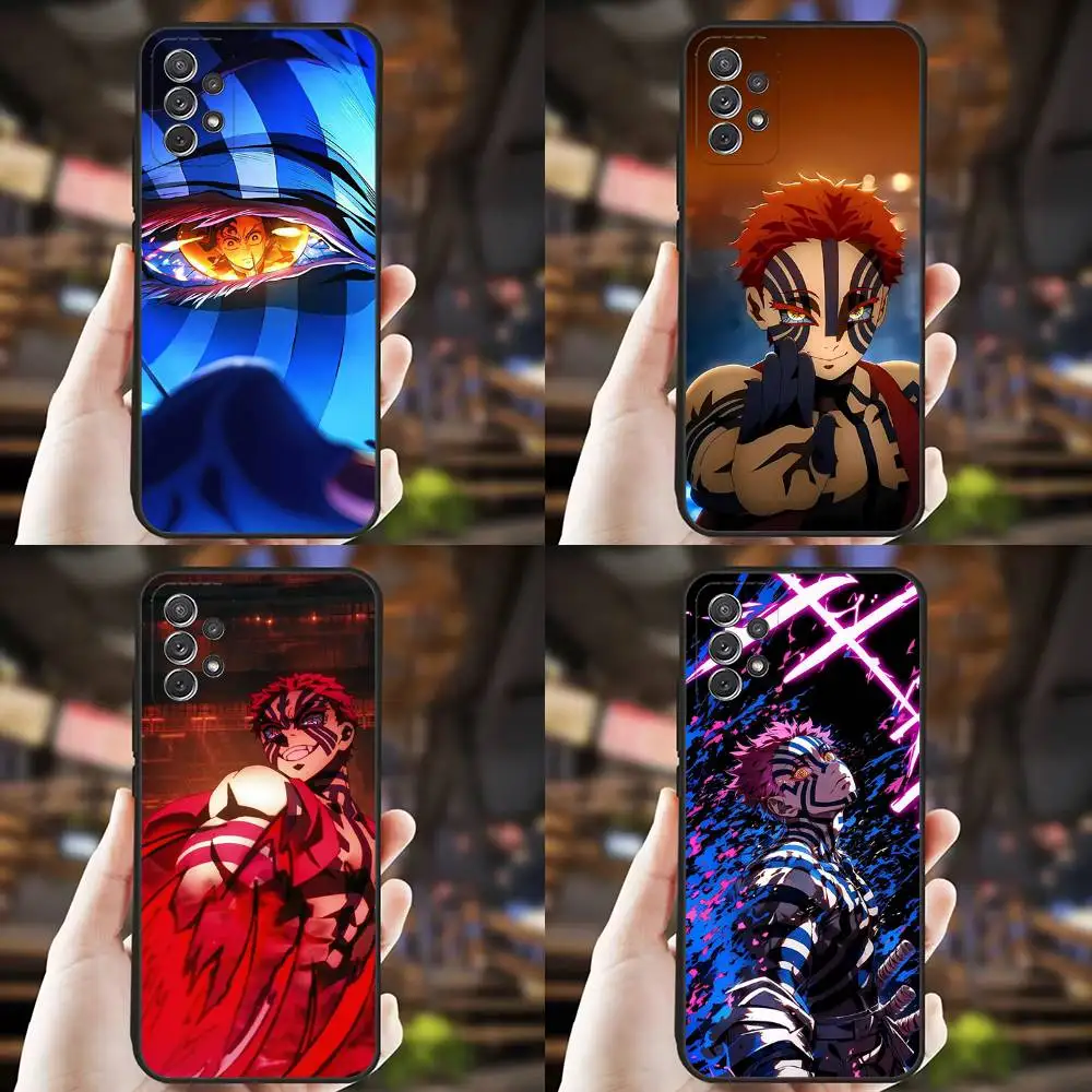 

Akaza D-Demon S-Slayer Phone Case For Samsung S25,S24,S21,S22,S23,S30,Ultra,S20,Plus,Fe,Lite,Note,10,9,5G Black Cover