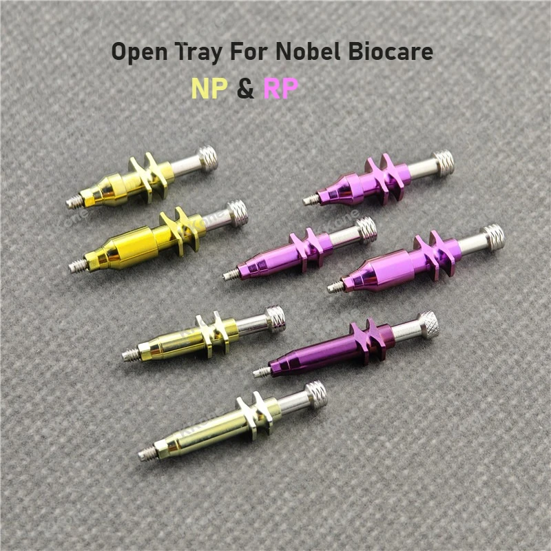 10Pcs Dental Open Transfer Abutment For Nobel Biocare NP RP Dental Implant Accessories