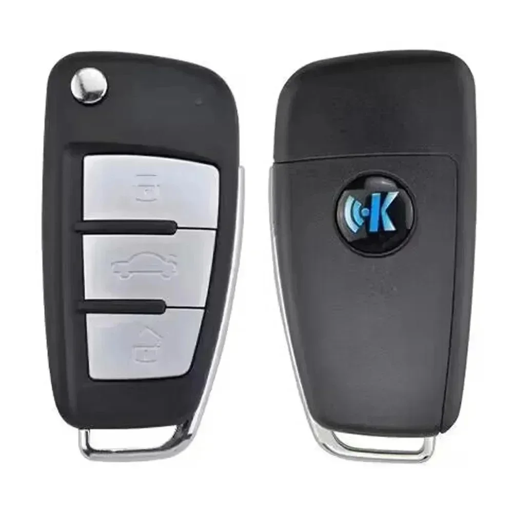 KEYDIY KD B02 Metal Universal Car Remote Key 3 Buttons for Audi A6L Style B Series Car Key for KD900 KD900+ URG200 KD-X2 Mini