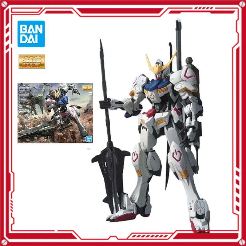 

In Stock Bandai MG 1/100 MOBILE SUIT ASW-G-08 Gundam Barbatos Original Anime Figure Model Toys Action Collection Assembly Doll