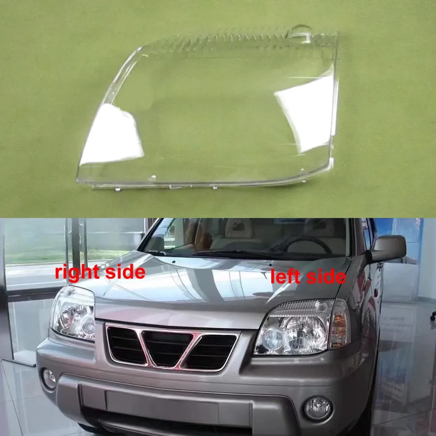 

For Nissan X-Trail T03 2001 2002 2003-2007 Headlamp Cover Transparent Headlight Shell Replace Original Lampshade Plexiglass