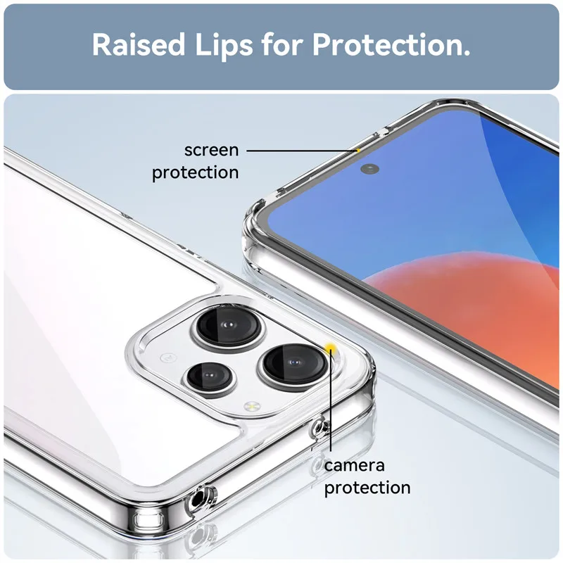 For Xiaomi Redmi 12 Case Xiaomi Redmi 12 4G 5G Cover Luxury Shockproof Hard PC TPU Silicone Phone Back Cover For Xiaomi Redmi 12 image 6