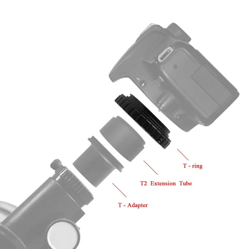 M42x0.75mm Threads T2 T-Ring T-Adapter for Pentax Pentax-k Camera Telescope Mount Adapter Spotting Scope Accessories T Ring