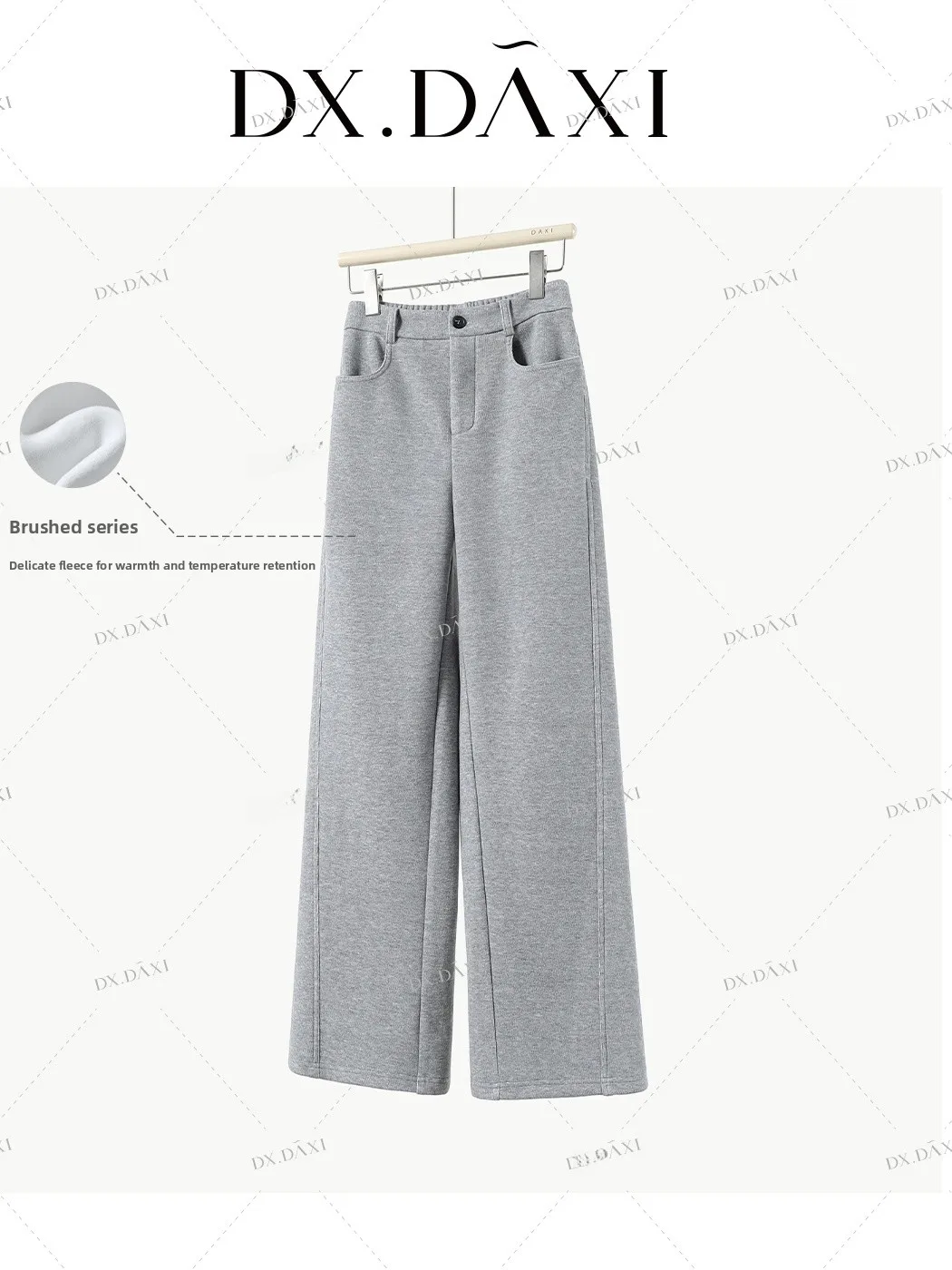 

Женские повседневные брюки Cloud Sensation с флисовой подкладкой, свободного кроя, с эффектом утяжки, прямые, теплые, модель Banana Bend Knife Pants