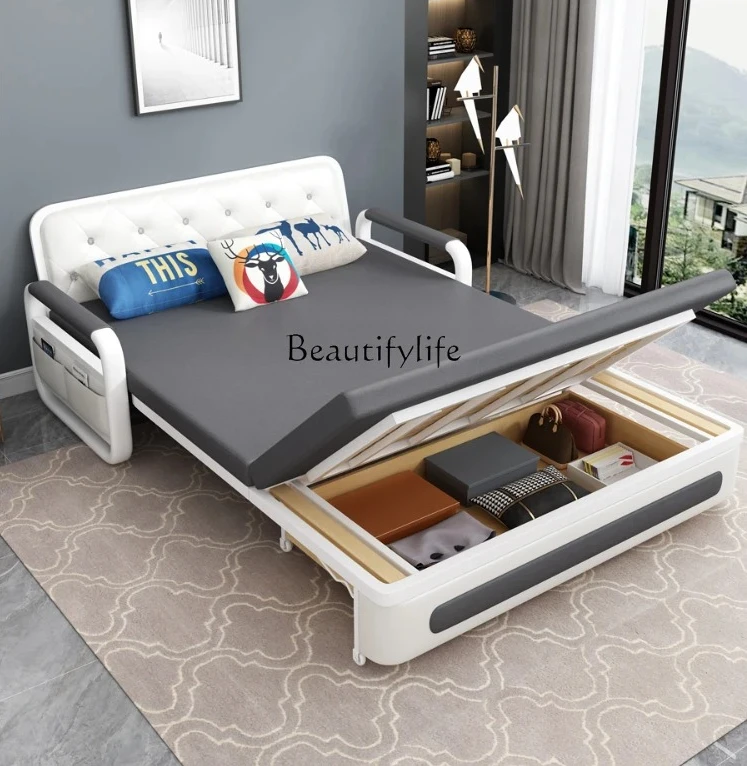 

ld 30Sofa Bed Dual-Use Foldable Single Multi-Functional Storage Organizer Small Apartment