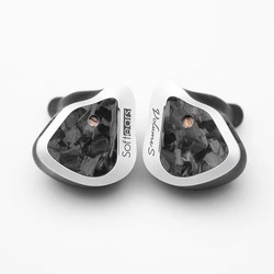 SoftEars Volume S 2DD+2BA Hybrid Earphone IEM With Dual Tuning Modes 3.5mm / 4.4mm Interchangeable Plugs