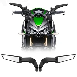 Motorcycle Side View Mirror For Kawasaki Z1000 Z900 Z800 Z750 Z650 Z400 Z300 Z250 Z125 Rearview Mirrors Kits Rotate Adjustable