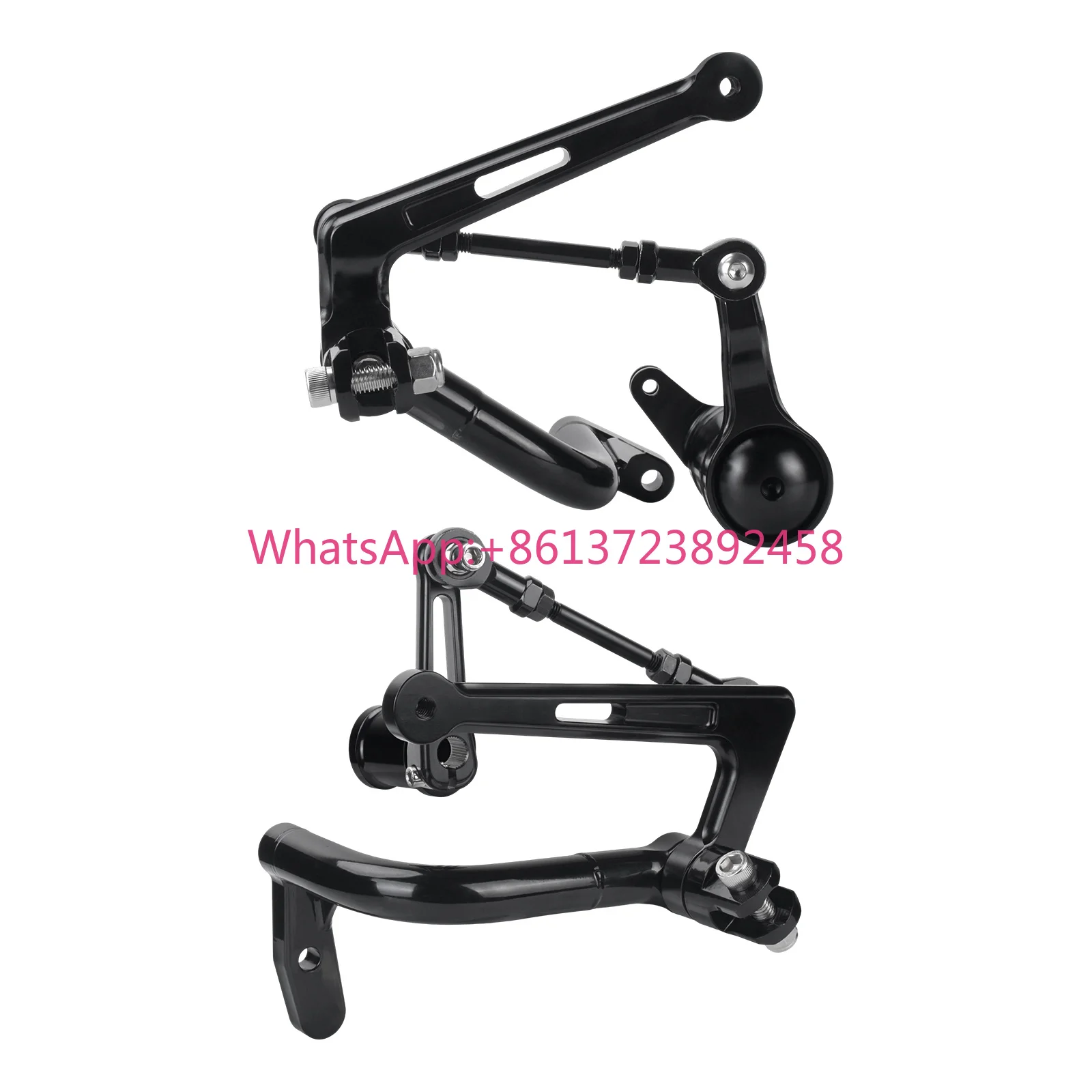 Motorcycle Mid Control Kit Shift Brake Bracket Linkage Lever Set for Harley Touring Road King Electra Street Glide FLH 2009-2025