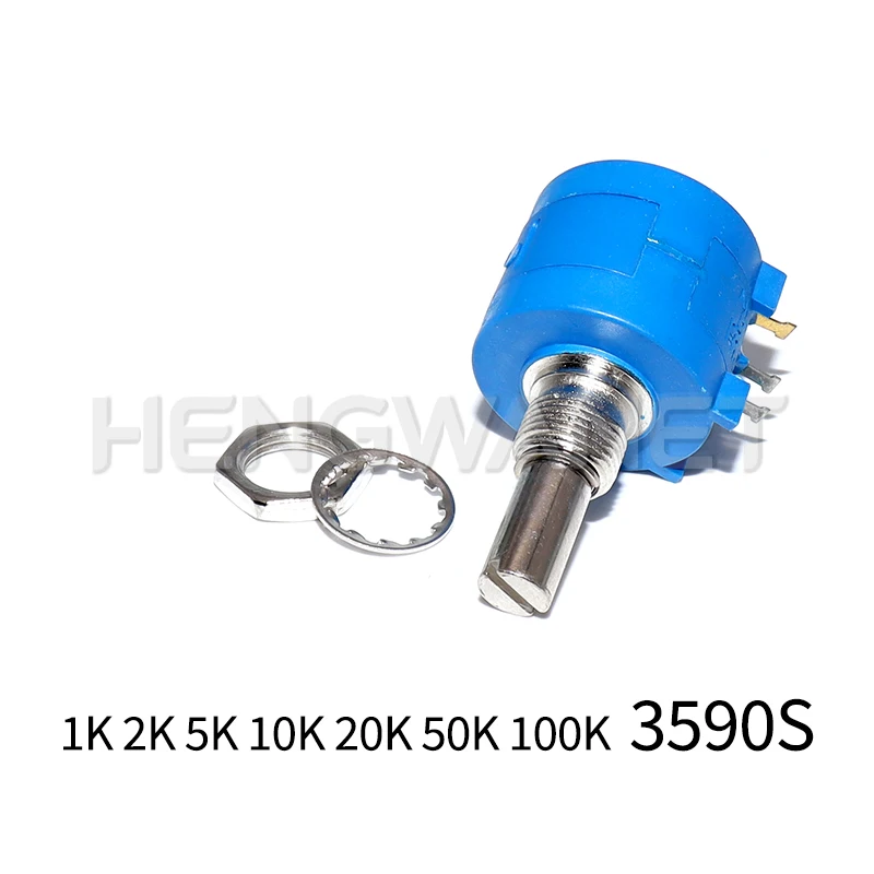 3590S Multiturn Potentiometer 3590 102 202 502 103 1K 2K 5K 10K 20K 50K 100K ohm Potentiometer Adjustable Resistor