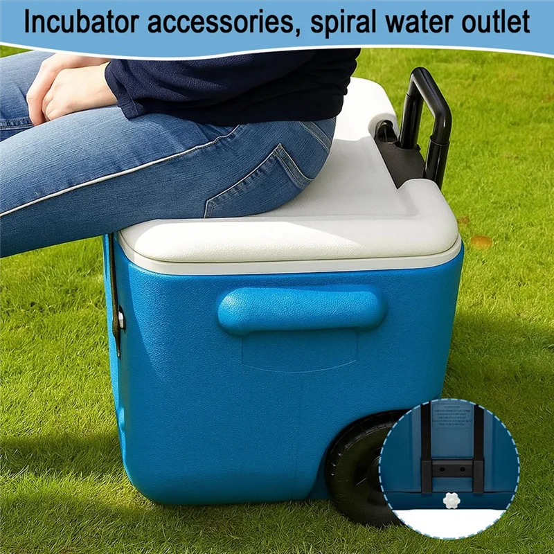 AT19-Universal Replacement Cooler Drain Plug Kit For Most Coolers With Drain Plug Assembly Included