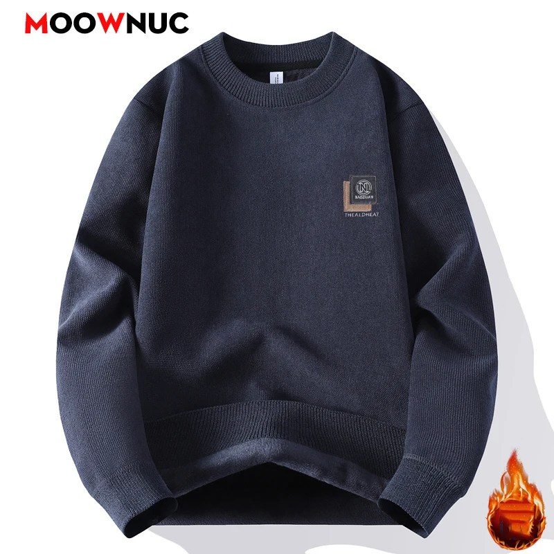 

Мужская уличная одежда, повседневный вязаный свитер, мужские джемперы, пуловер, весенне-осенняя модная мужская толстовка, мужская одежда, однотонная