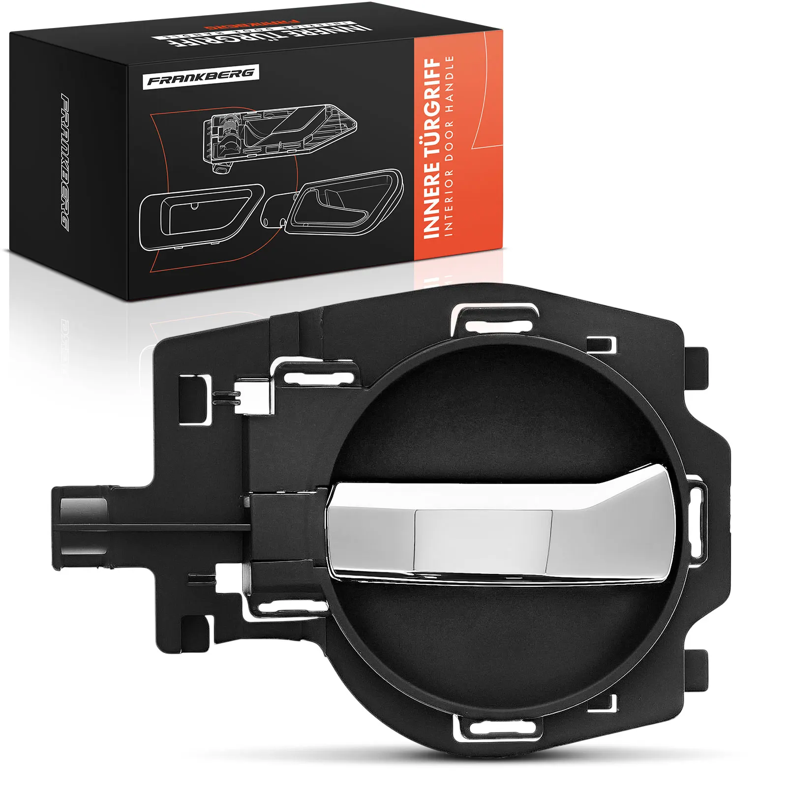 Frankberg 1x binnendeurgreep, linkerzijde, voor Citroën C2 JM, Citroën C3 2003–2012, 9143-K3