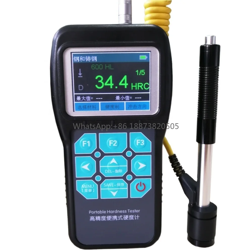 NDT230+ Portable Digital Leeb Hardness Tester Metal Hardness Meter 360 Angle Metal Hardness Meter